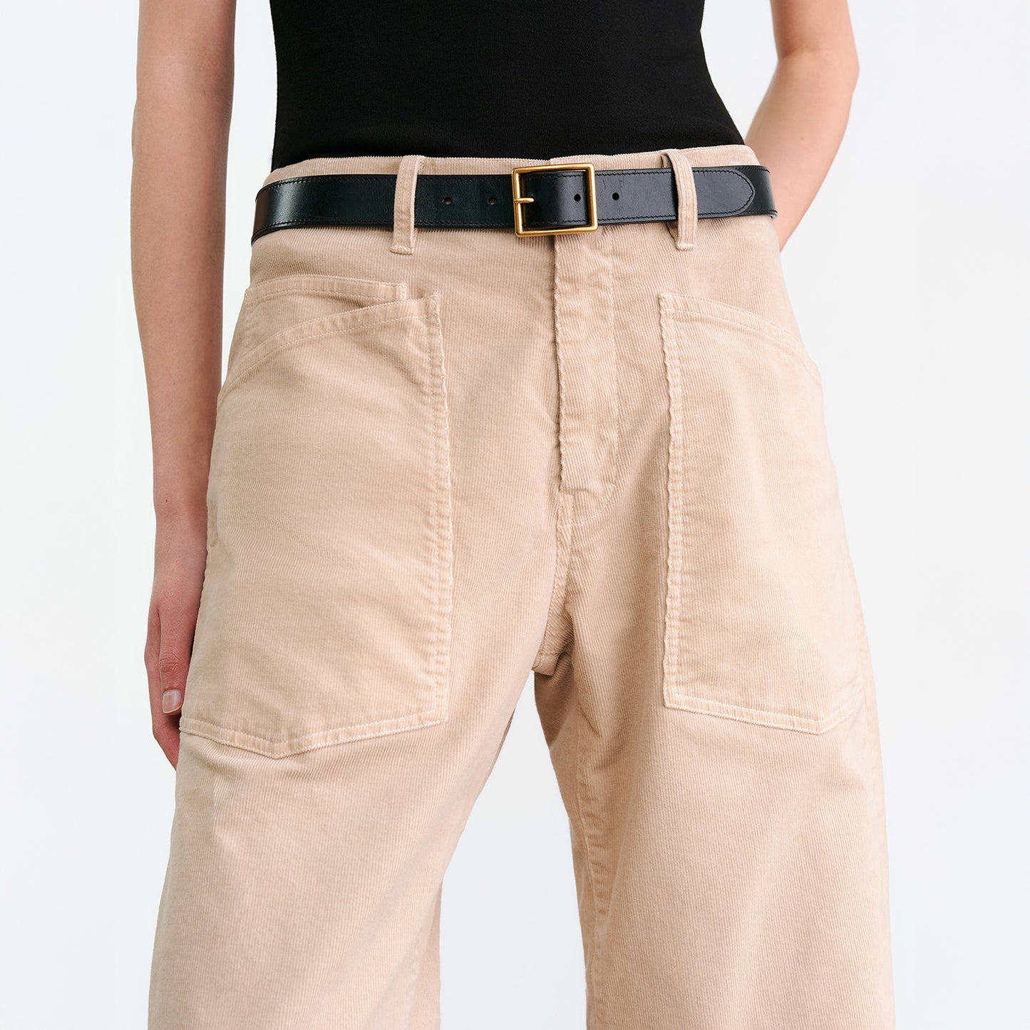 Shon Pant in Light Blush Corduroy