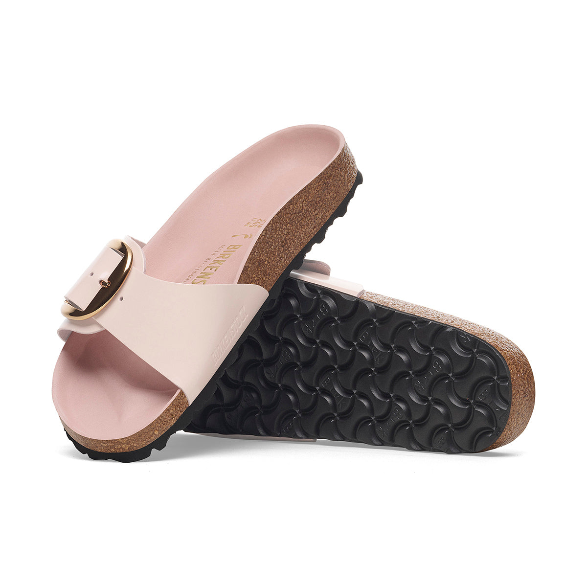 Madrid Big Buckle in High Shine Rose