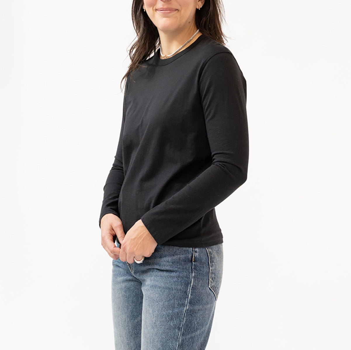 Longsleeve Perfect Tee in Black