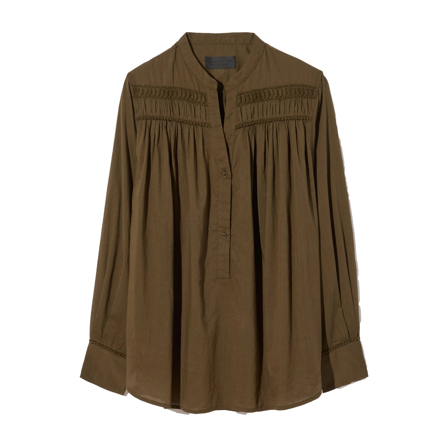 Clarys Blouse in Olive Green