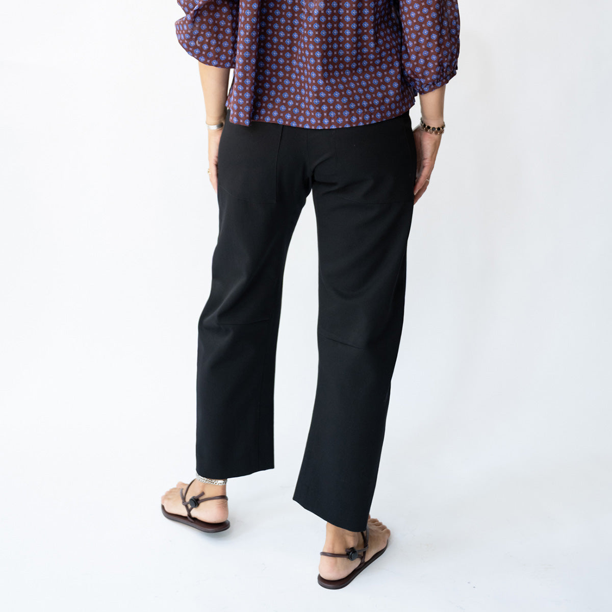 Shon Wool Pant in Black