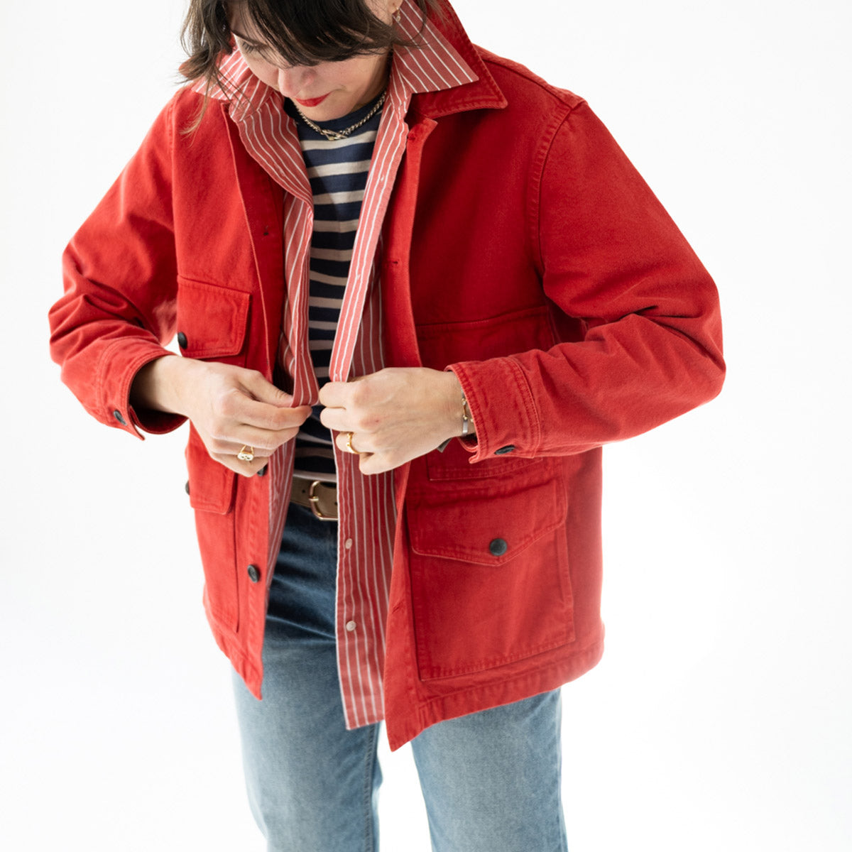 Leroy Jacket in Scarlet