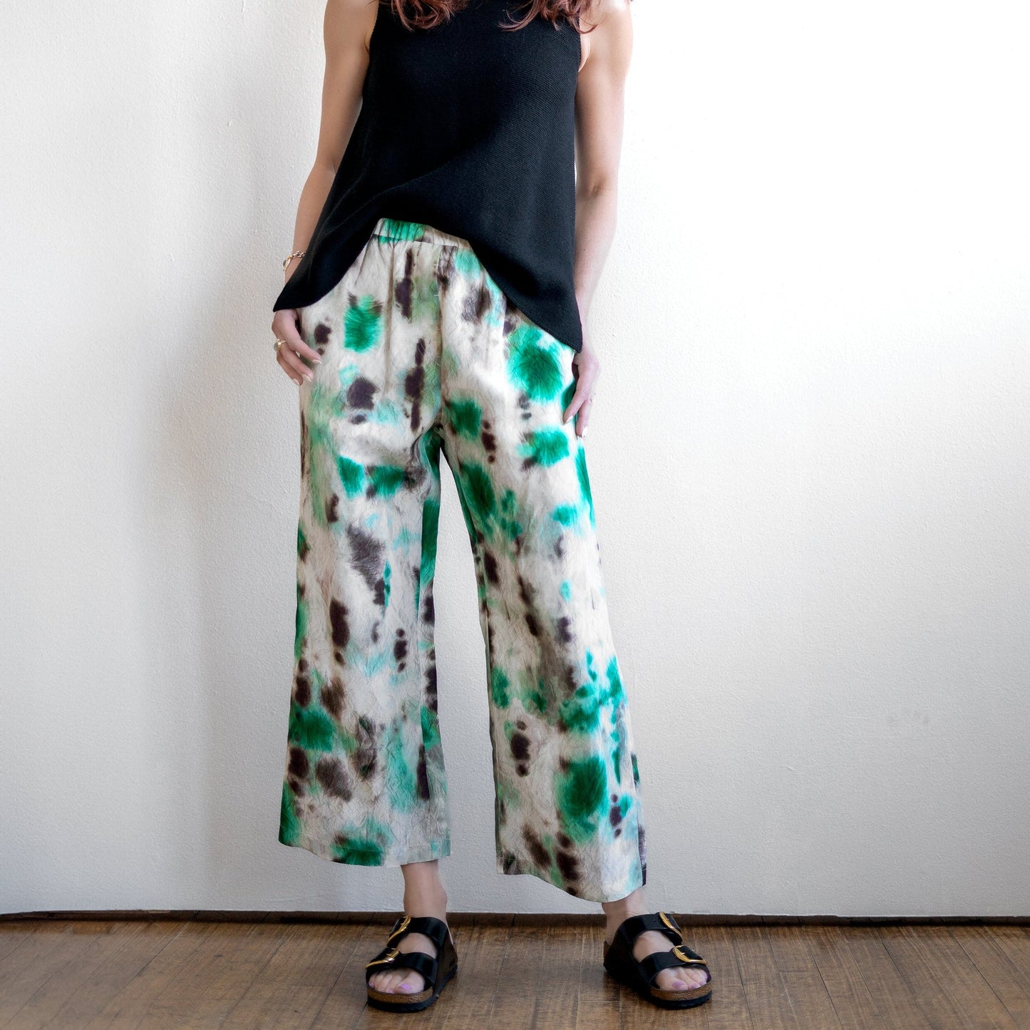Parla Straight Leg Pant in Emerald Pigments