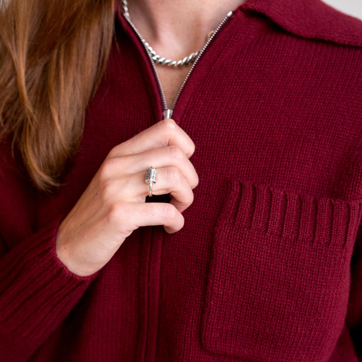 Embossed Chubby Trundle Lock Ring