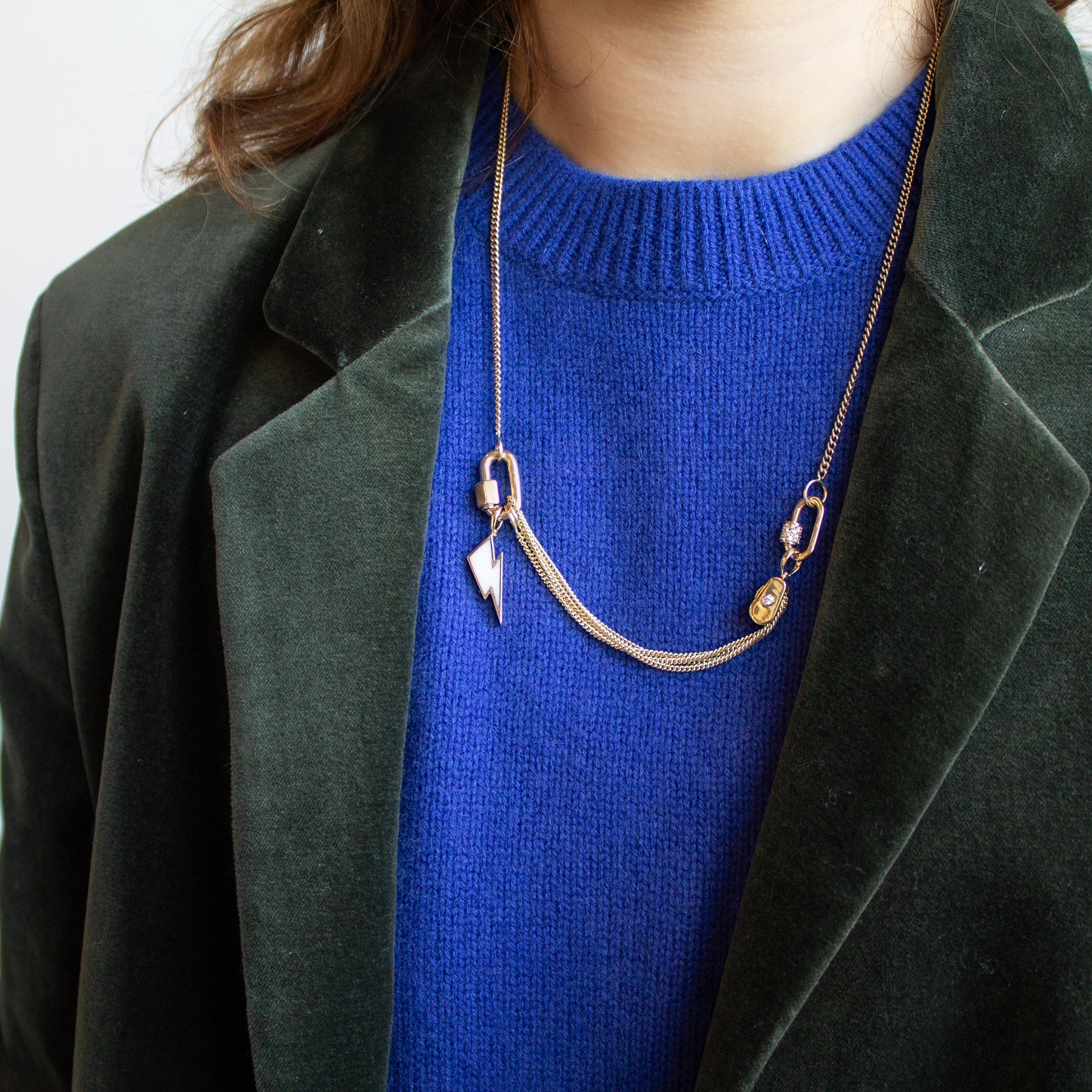 Bolt Charm with Cachalong