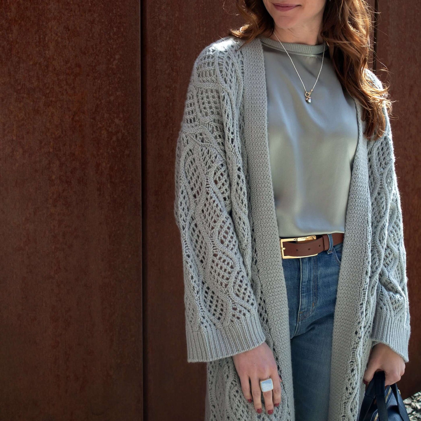 Charlie Leather Belt in Brandy