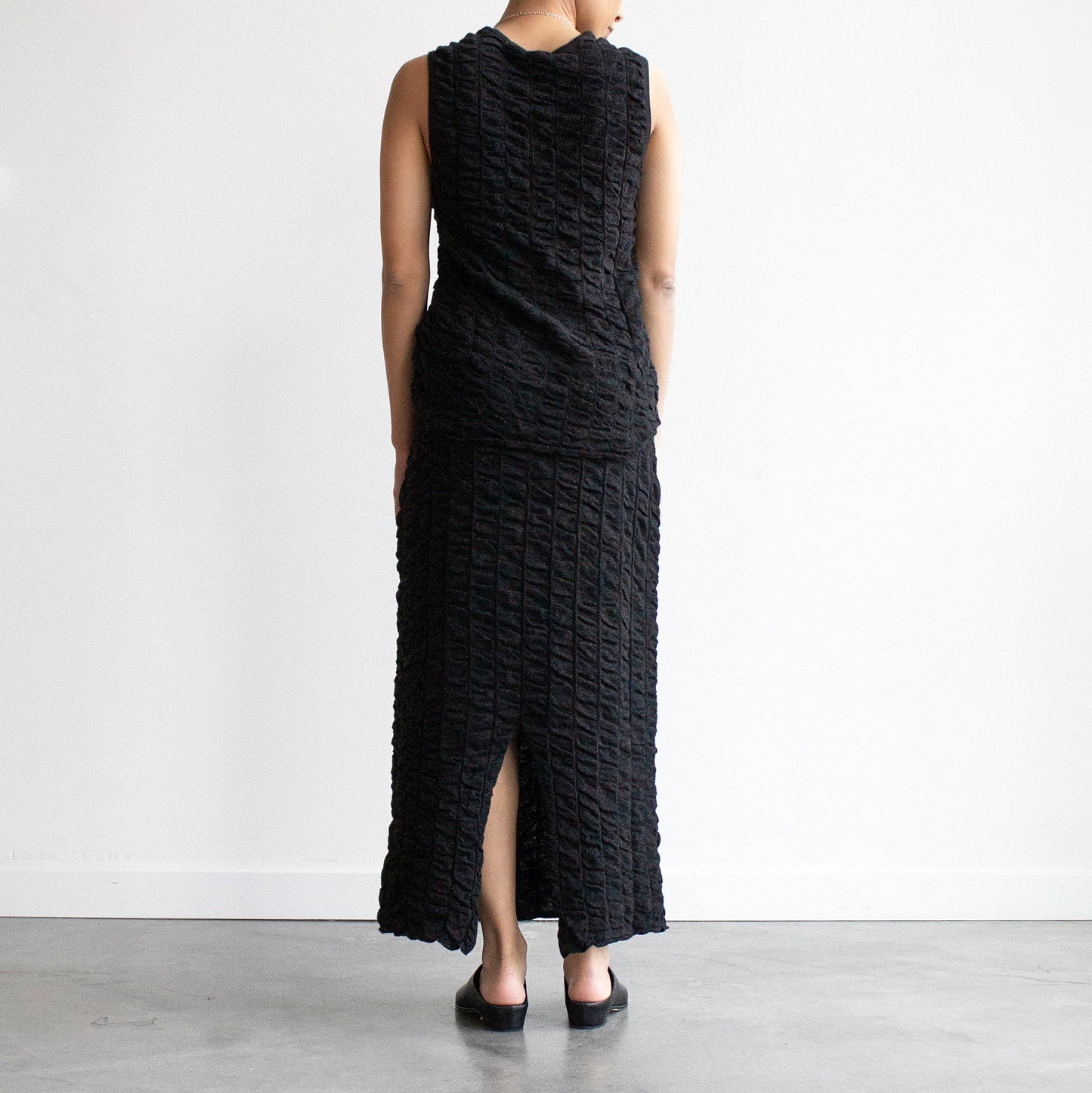 Ruch Shell in Black Melange