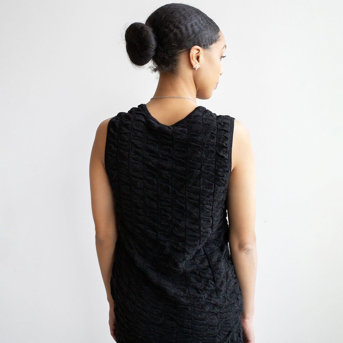 Ruch Shell in Black Melange