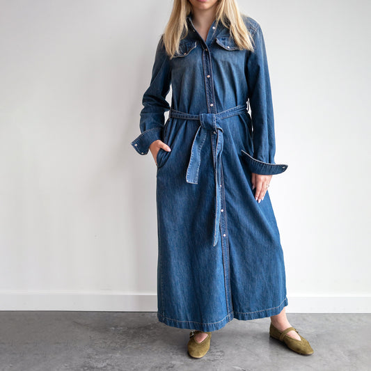 Londra Denim Shirt Dress