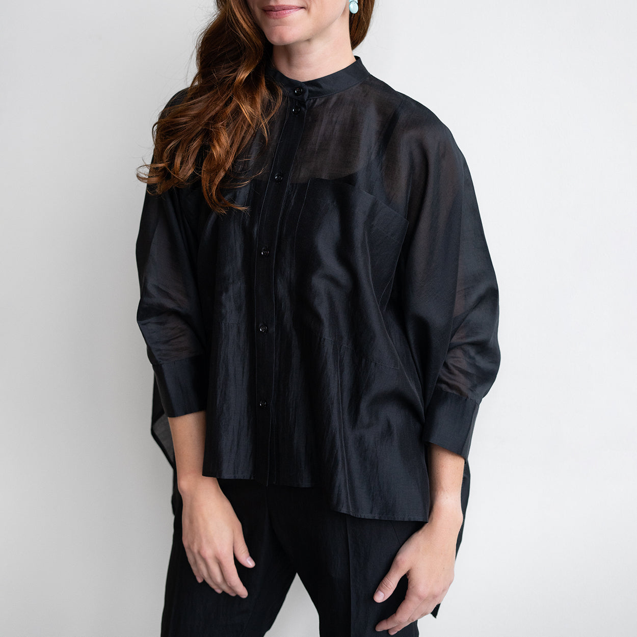 Trapeze Blouse in Black