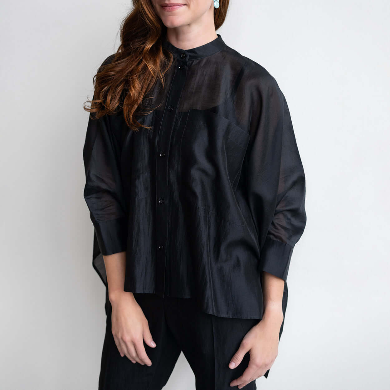 Trapeze Blouse in Black