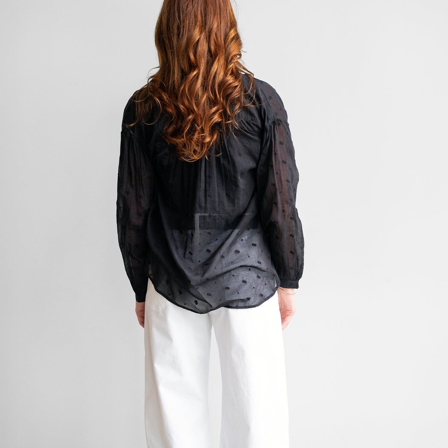 Neville Voile Blouse in Black