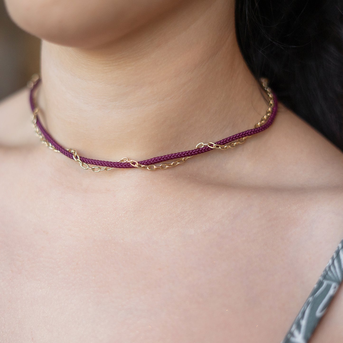 String Project in Aubergine