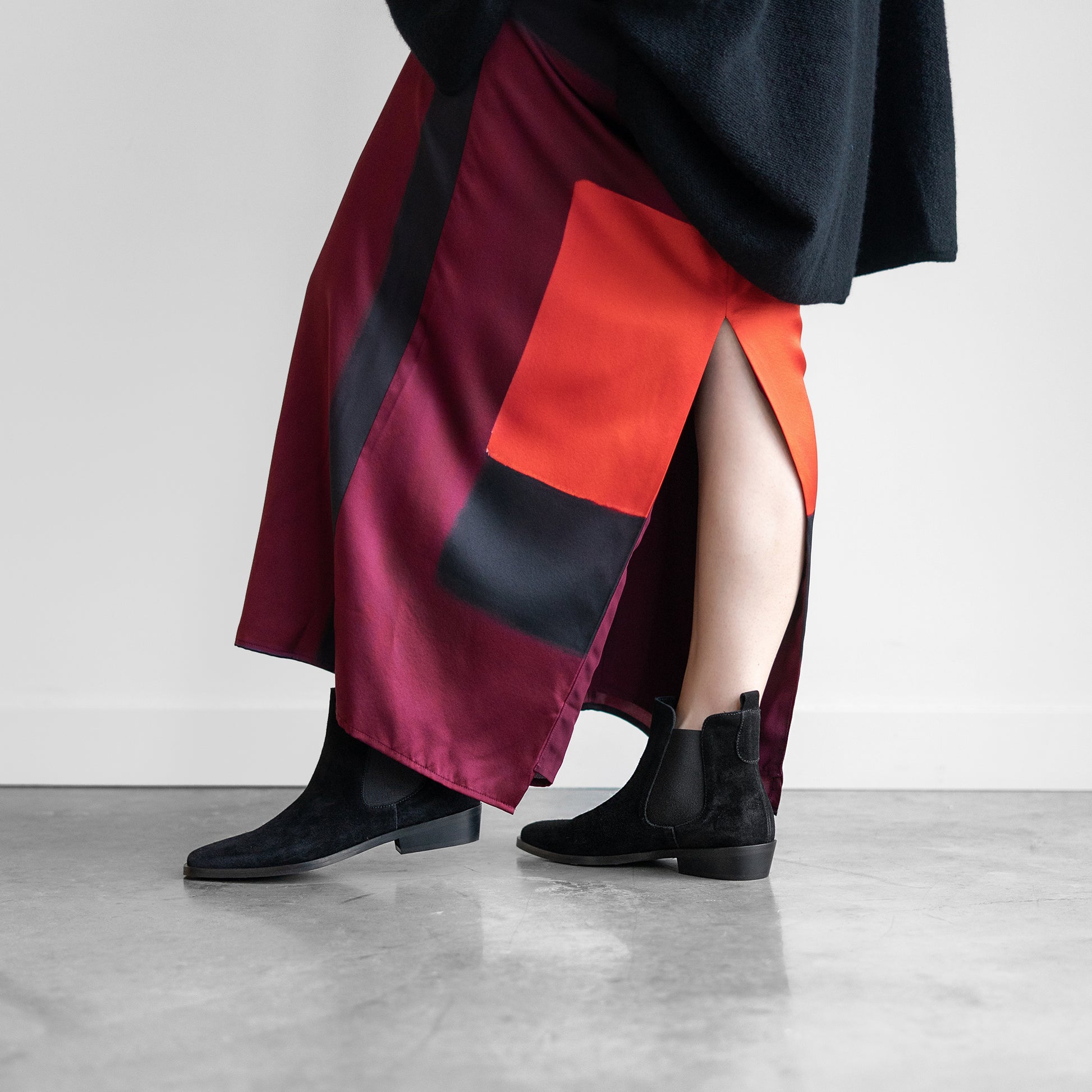 Bromley Boot in Black Suede