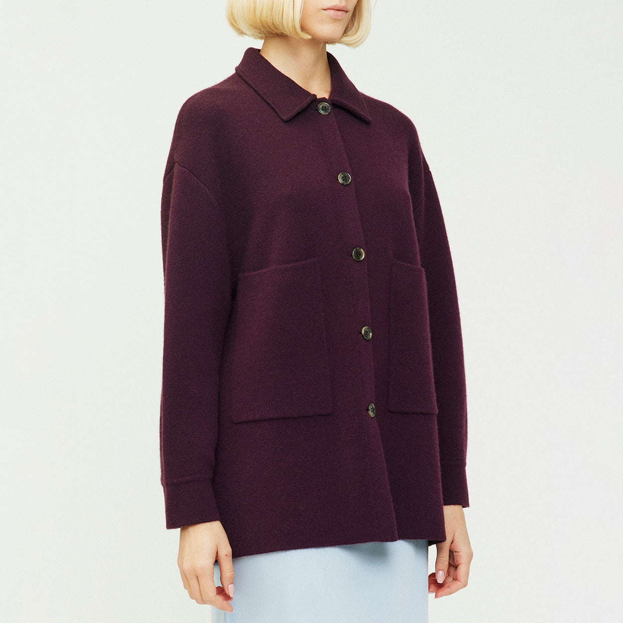 Julianne Cardigan in Mahogany