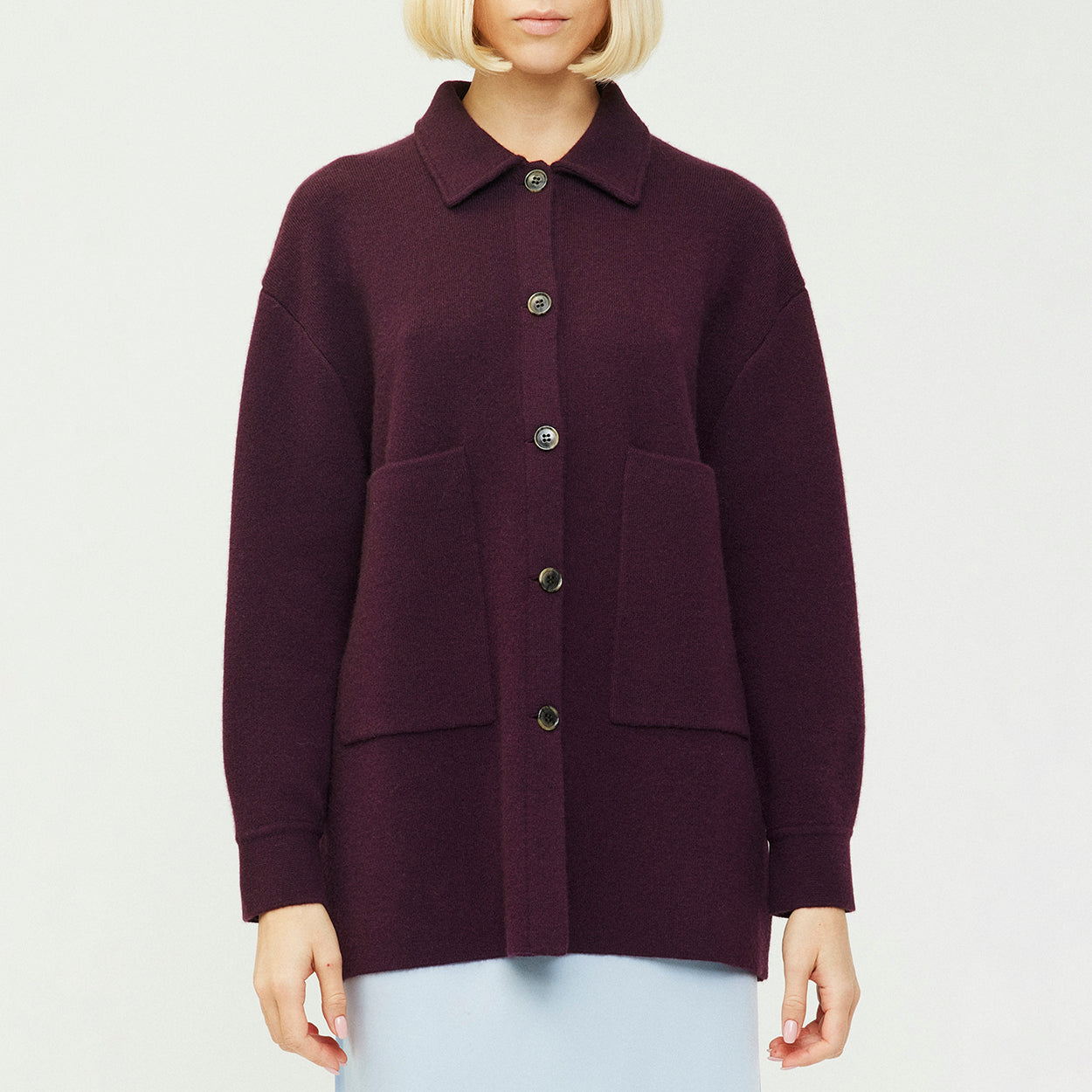 Julianne Cardigan in Mahogany