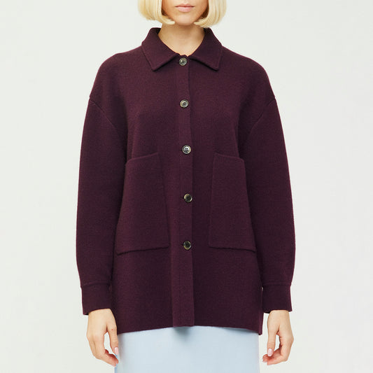 Julianne Cardigan in Mahogany