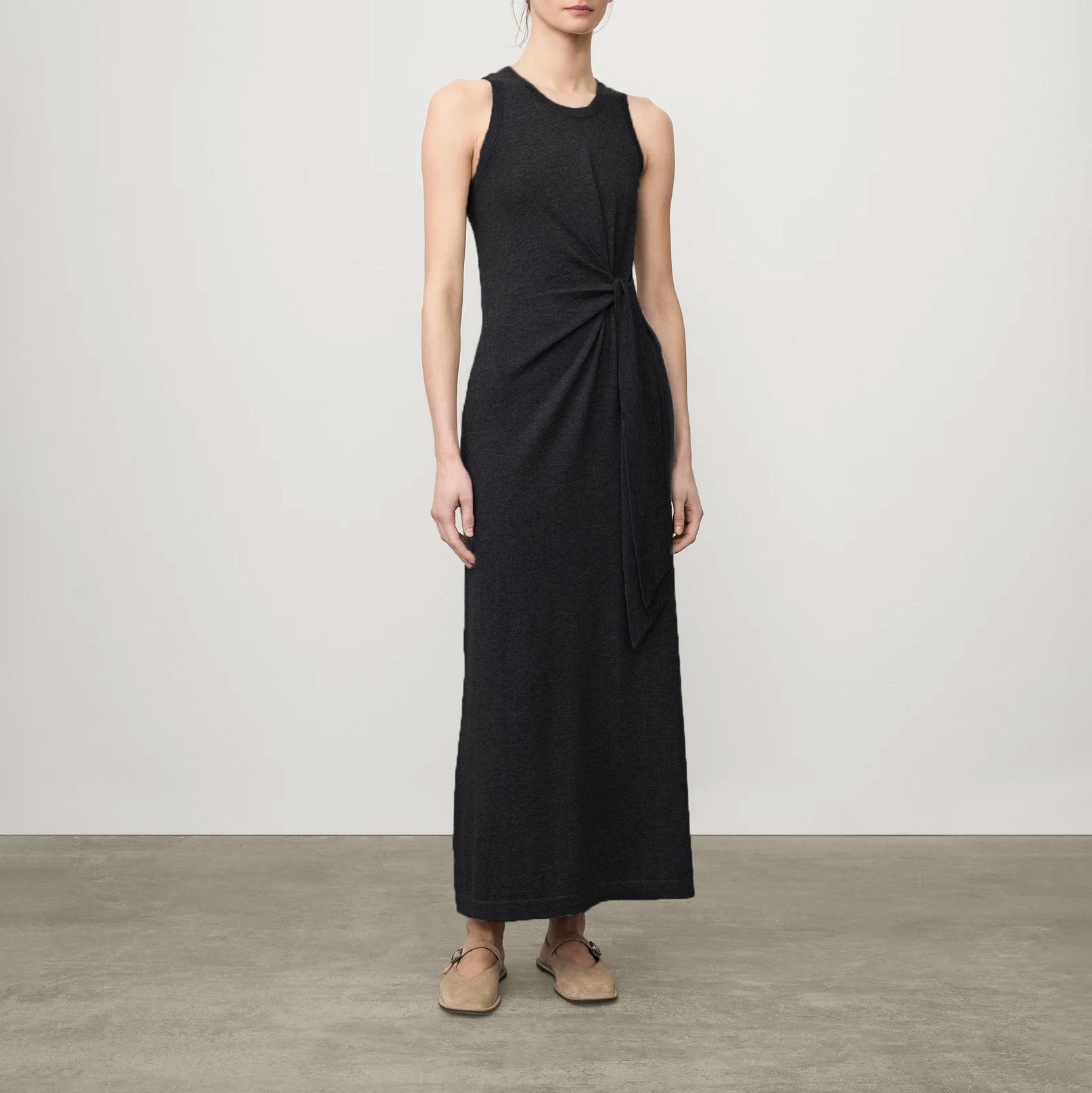 Angeline Knit Dress in Black