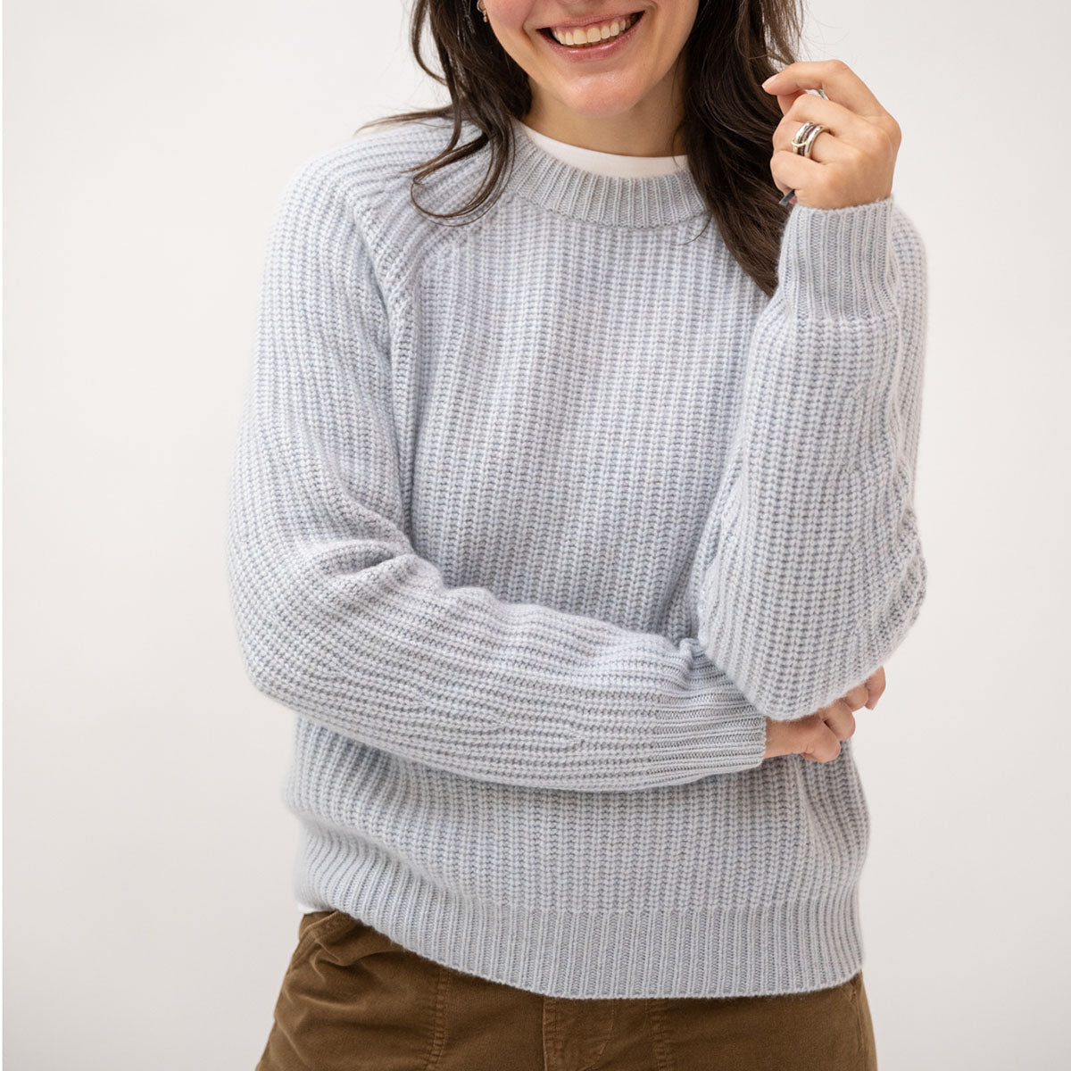 Miki Sweater in Misty Blue