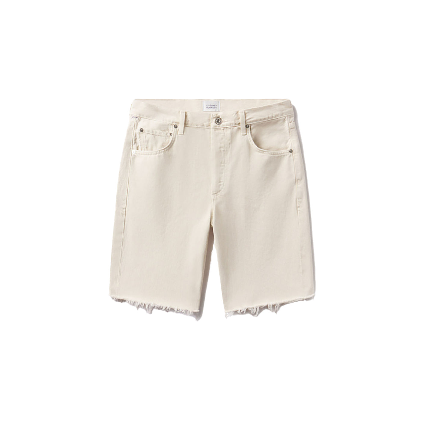 Ayla Denim Short in Almondette
