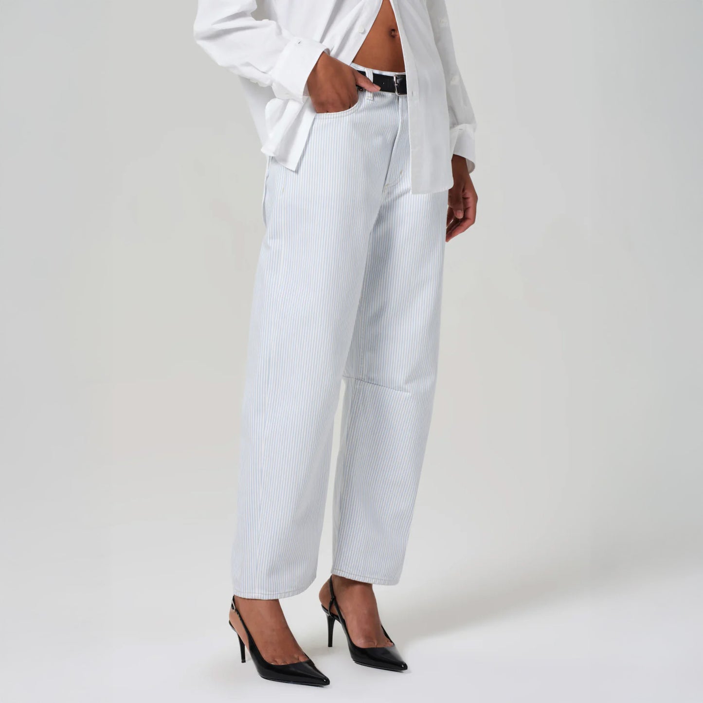 Miro Reworked Jean in Marine Stripe