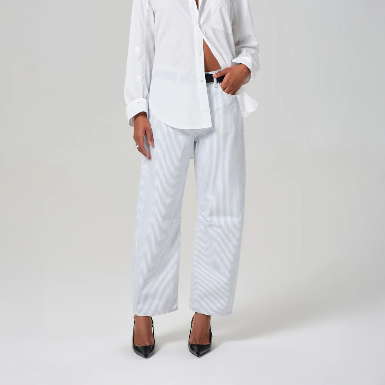 Miro Reworked Jean in Marine Stripe