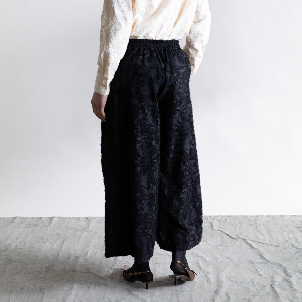 Applique Trouser in Black