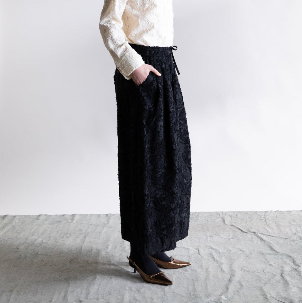 Applique Trouser in Black