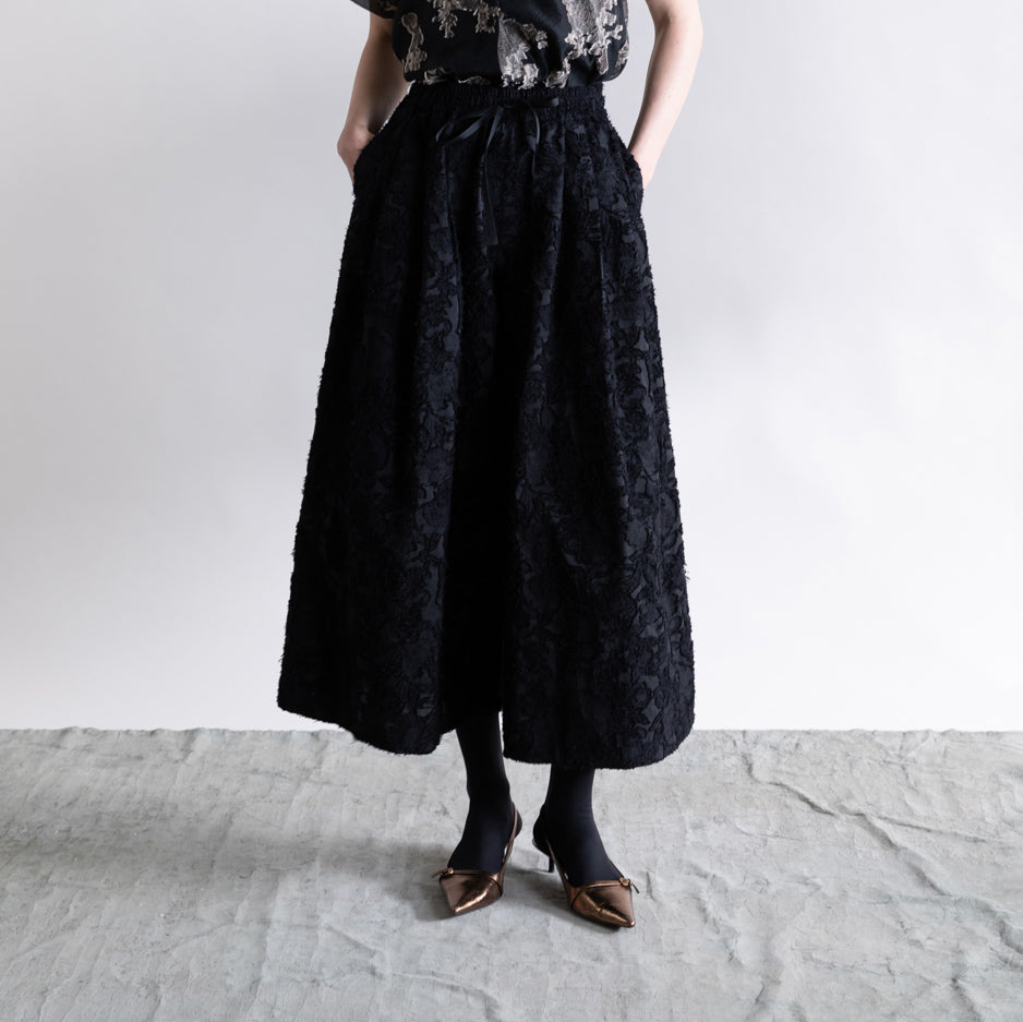 Applique Trouser in Black