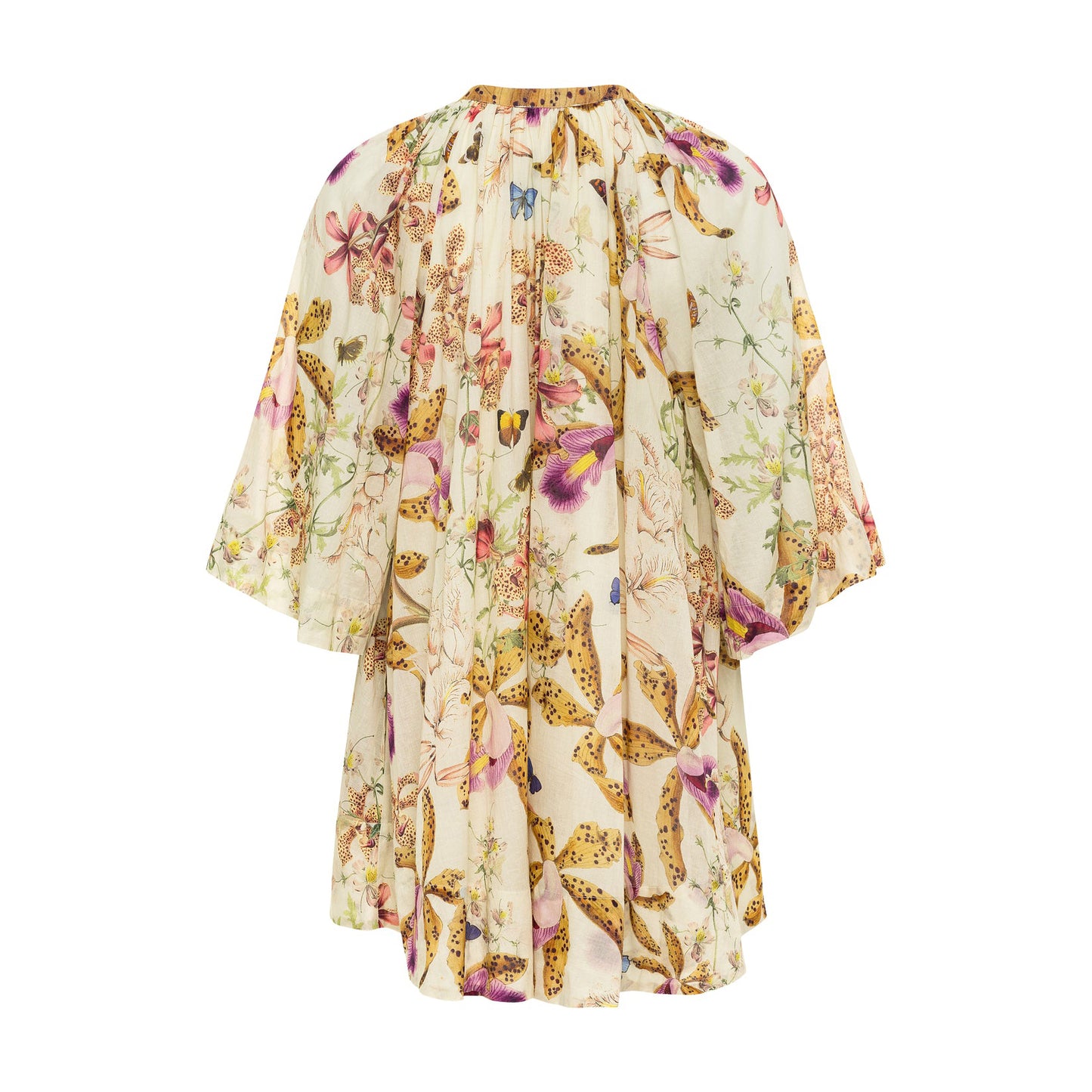 Amala Dress in White Divine Birds