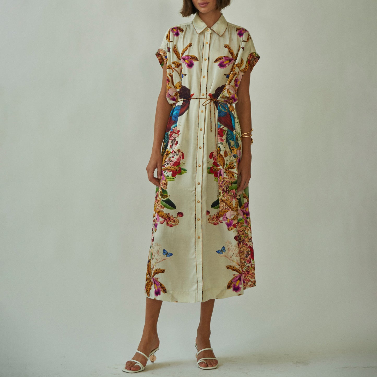 Valerie Kaftan in White Divine Birds