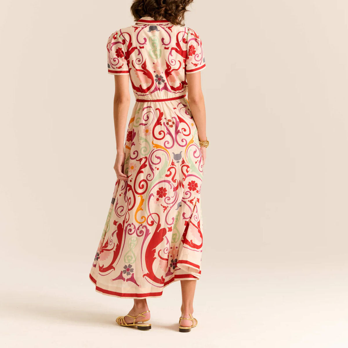 Elisetta Dress in Fileteado