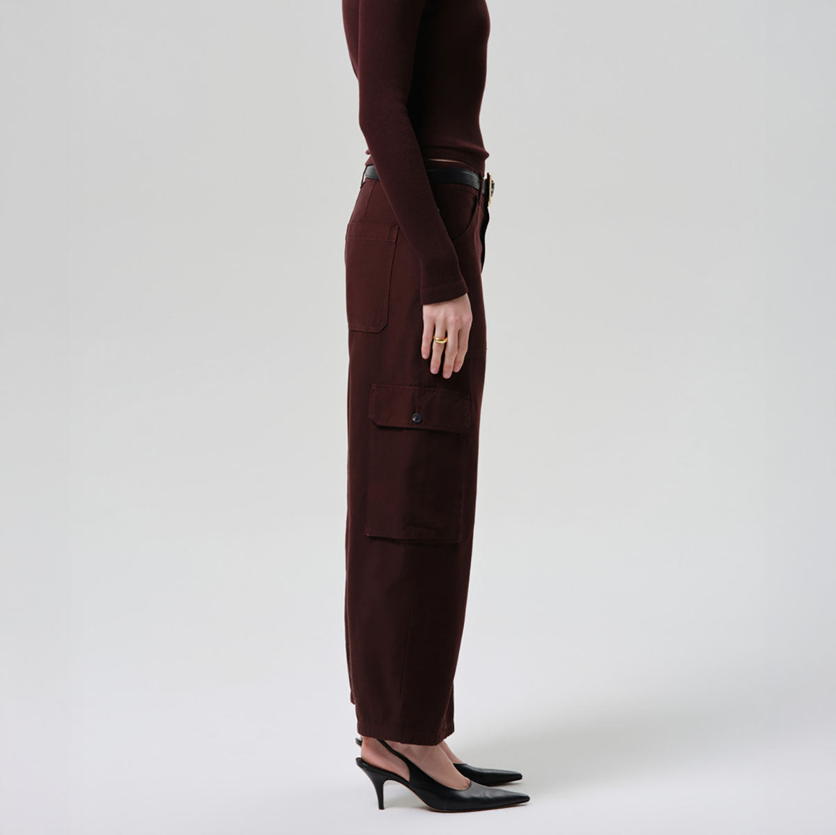 Thassos Utility Pant in Mahogany