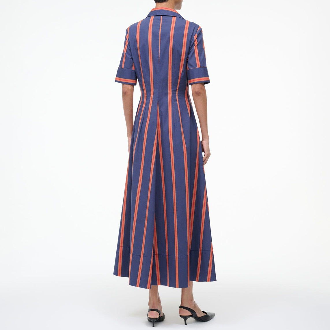 Joan Dress in Railroad Stripe
