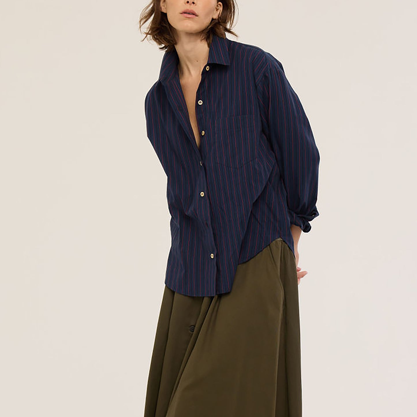 Weekend Shirt in Blue & Red