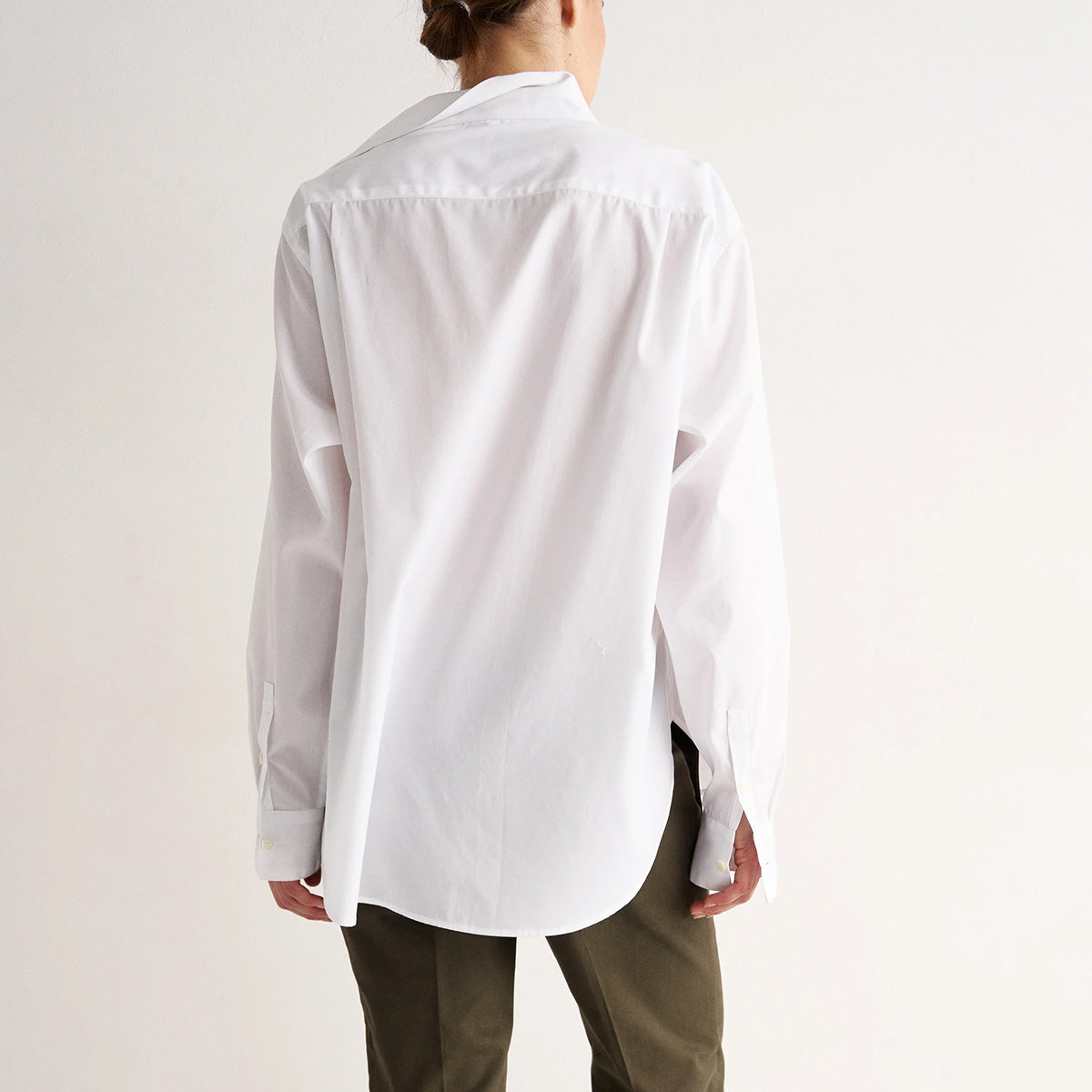 The Asymmetry Shirt in White