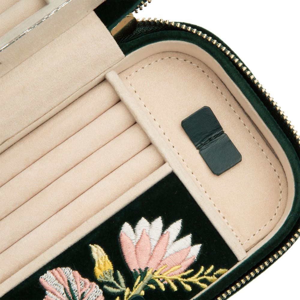 Zoe Travel Case in Forest Green