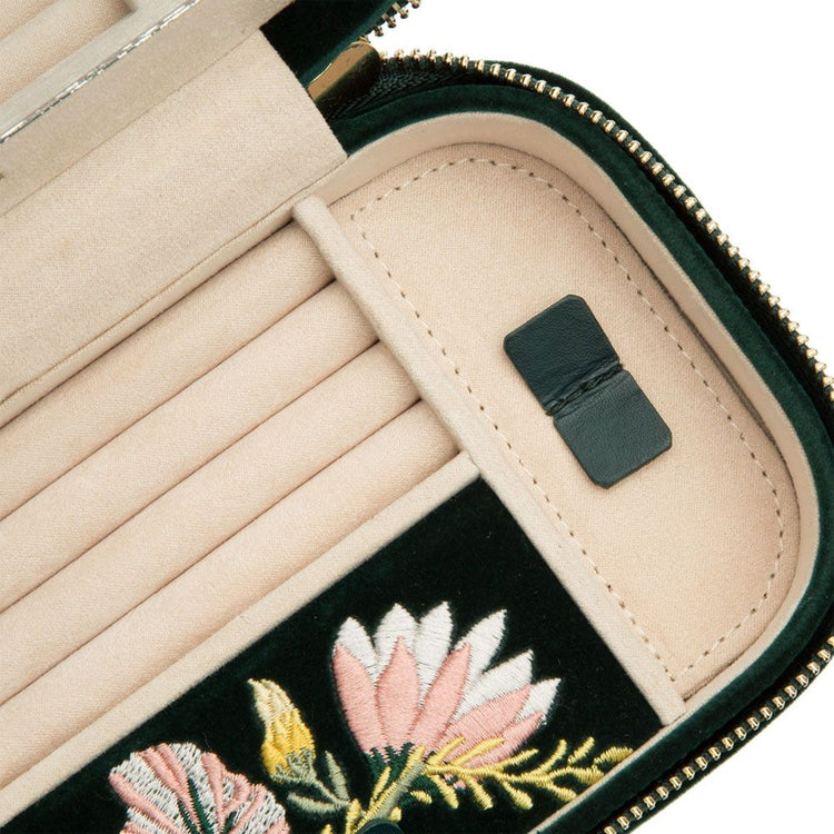 Zoe Travel Case in Forest Green
