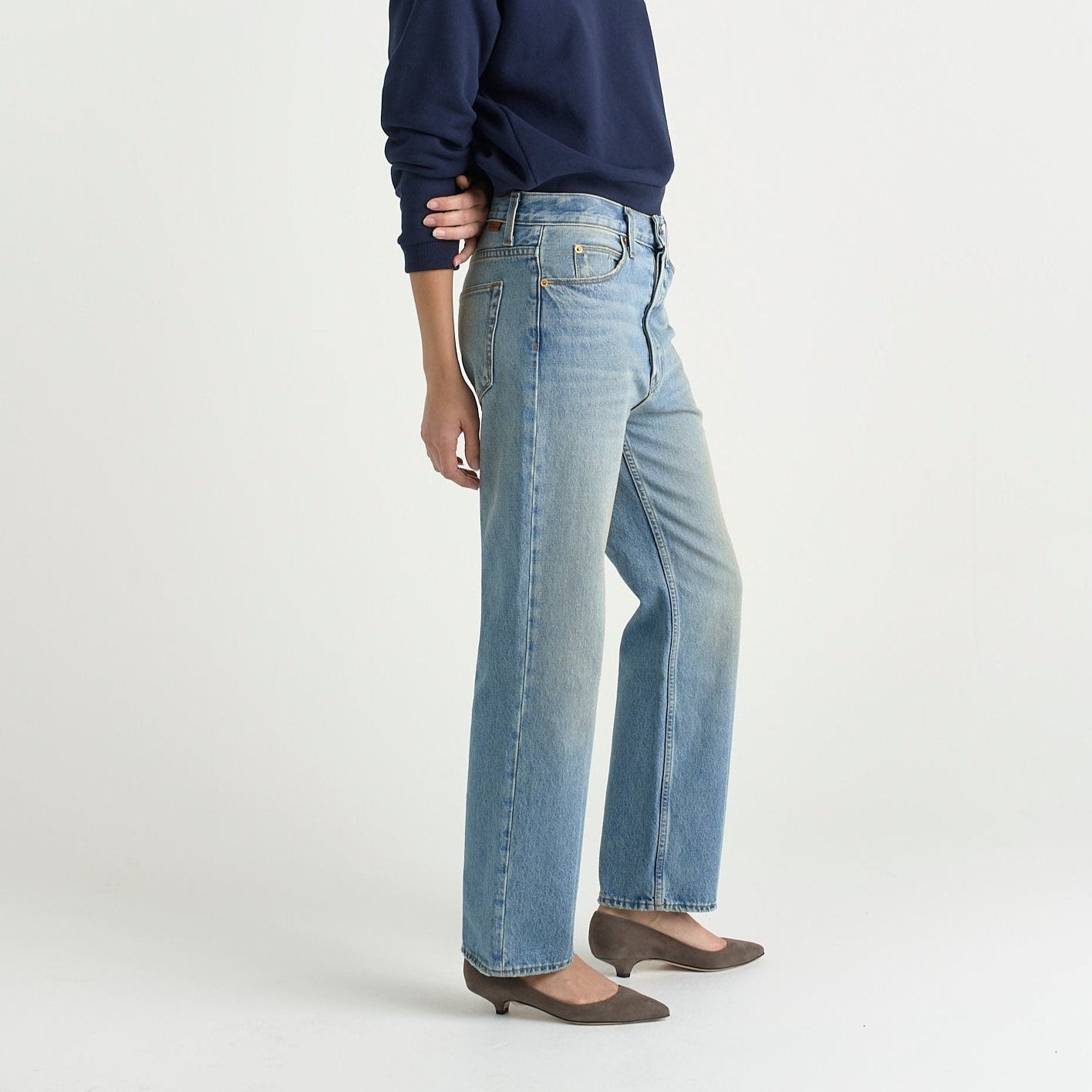 The Slouch Jean in Washed Indigo