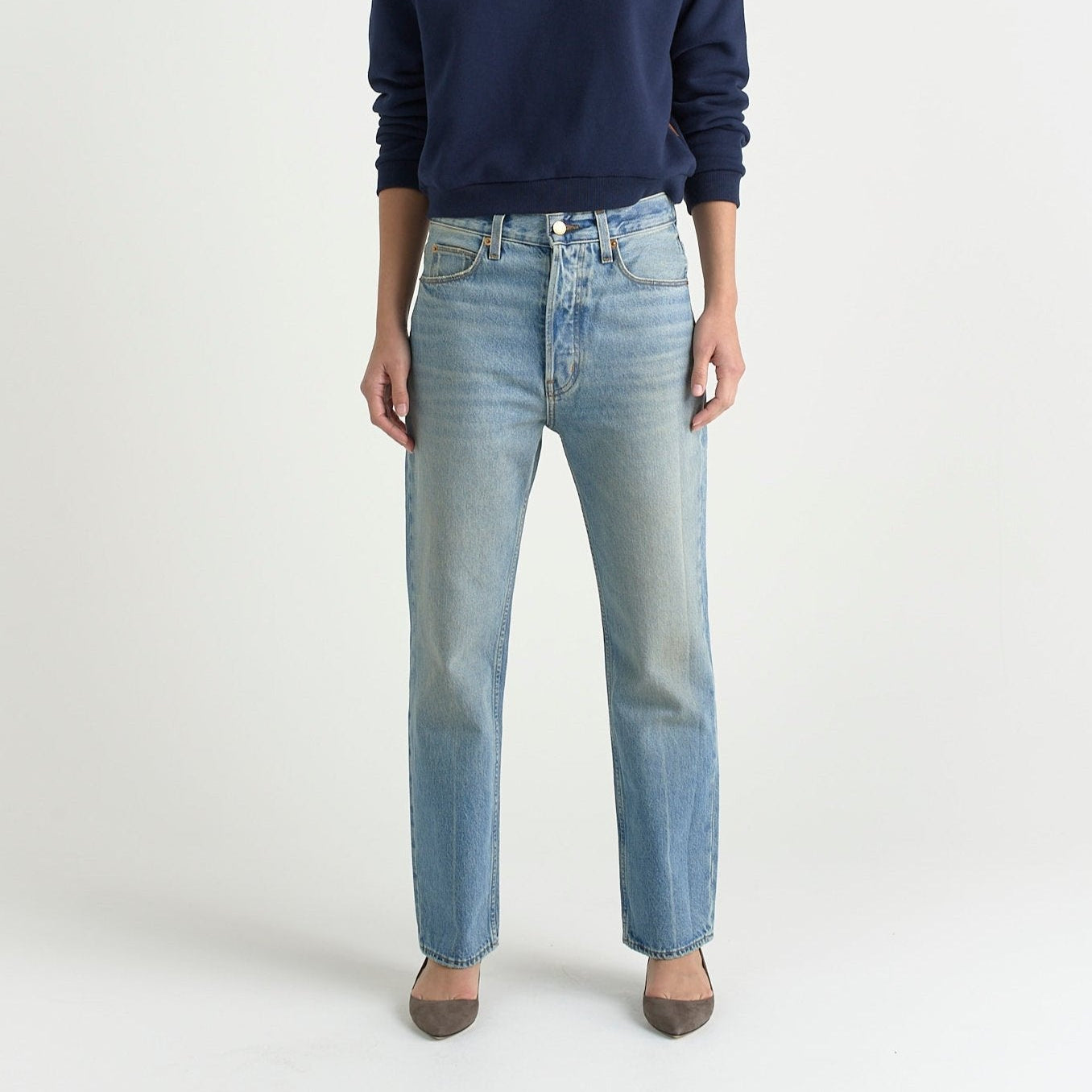 The Slouch Jean in Washed Indigo