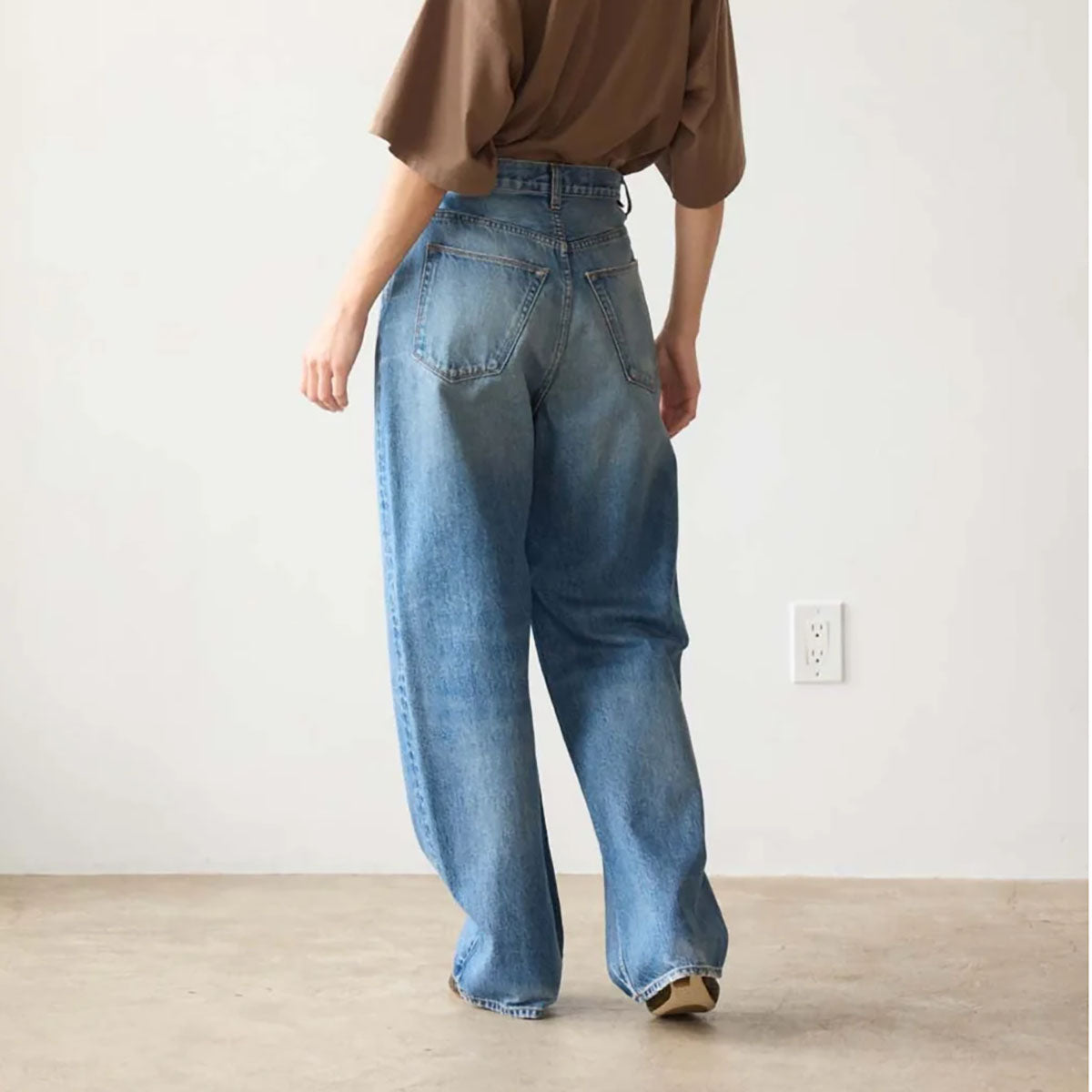 Fan Jean in Borrego Indigo