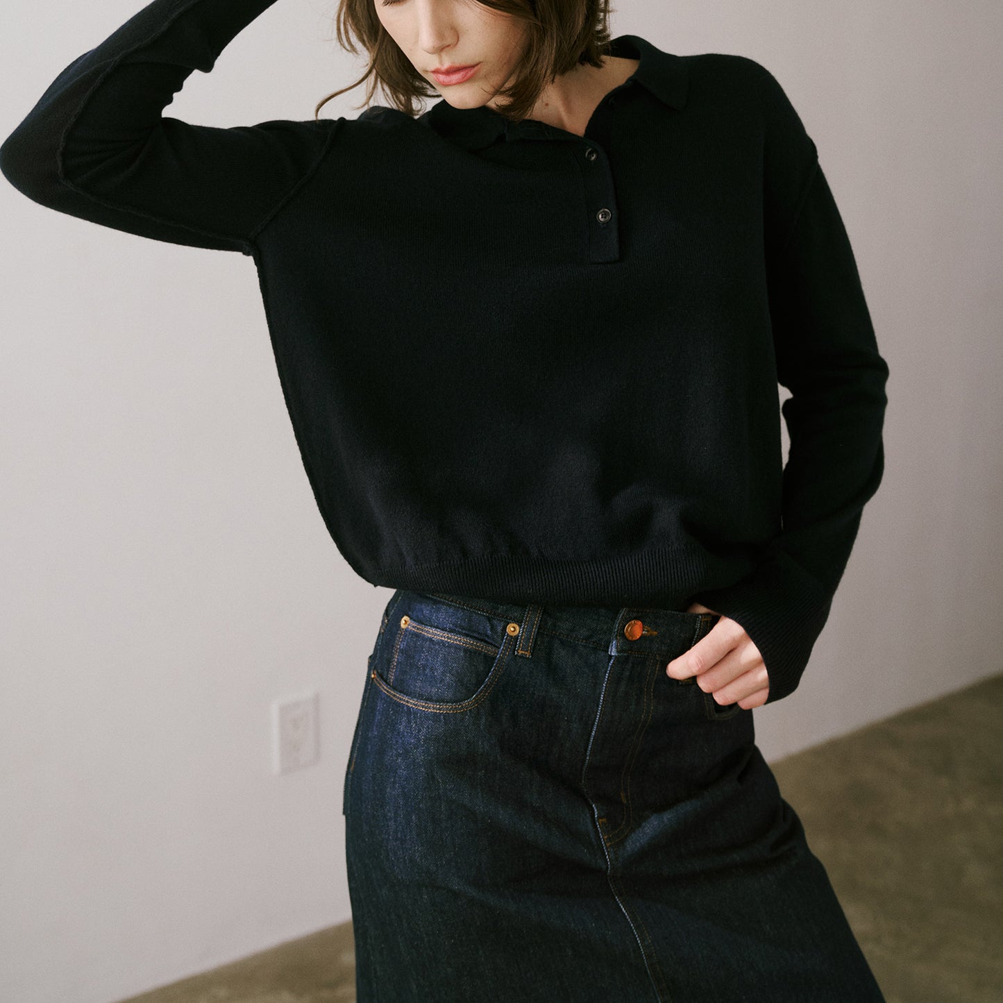 The Polo in Dark Navy