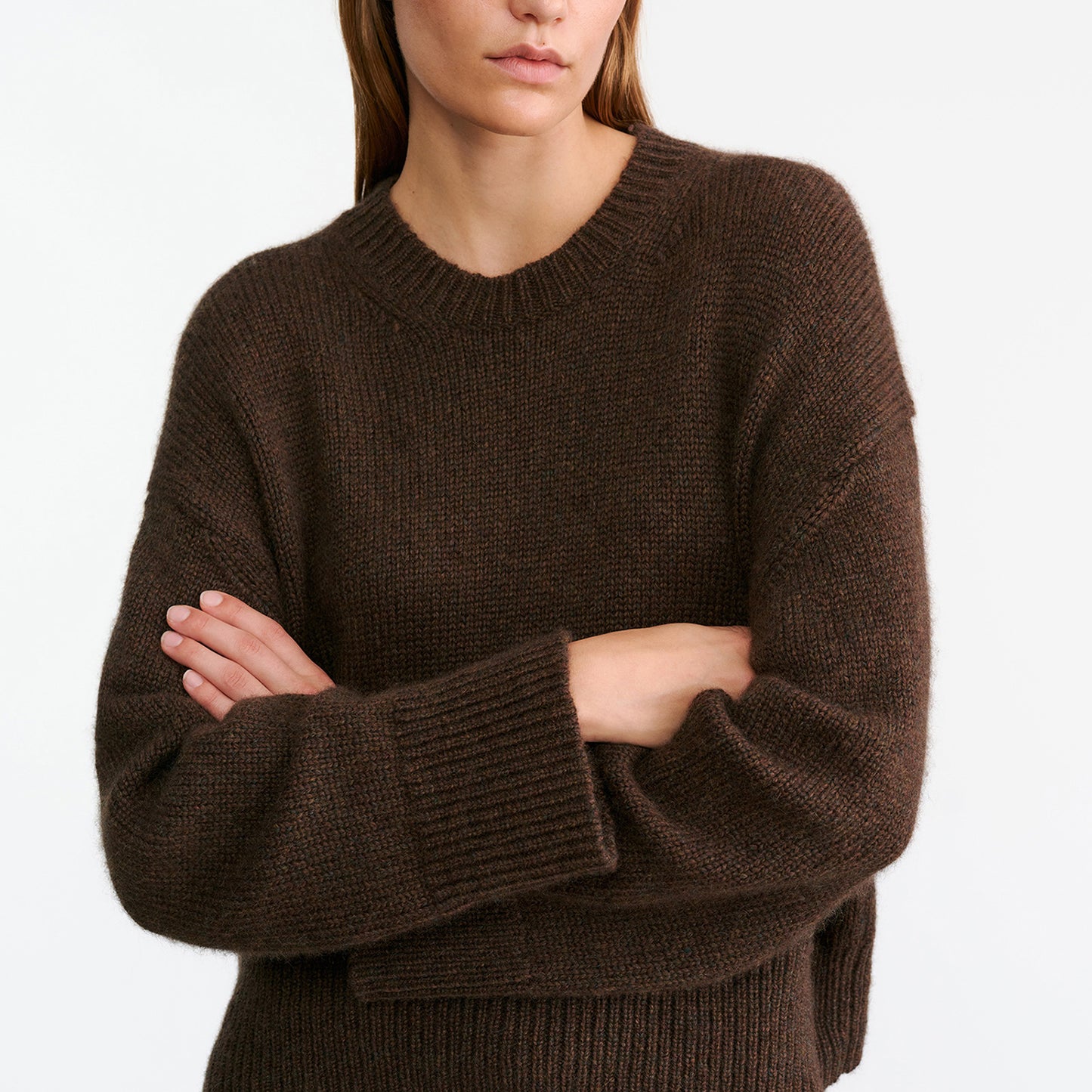Anisa Sweater in Redwood Melange