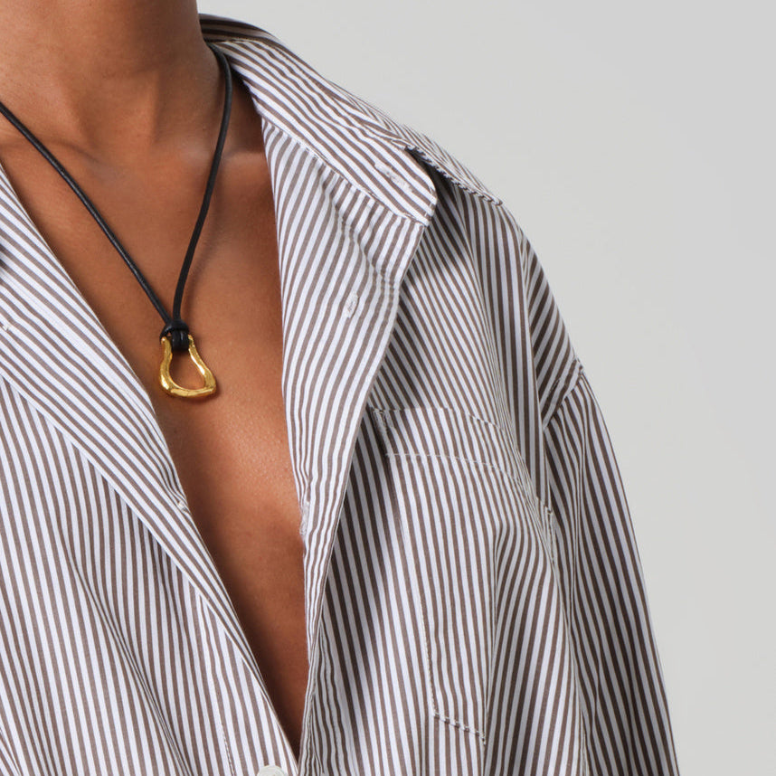 Kayla Shirt in Desert Stripe