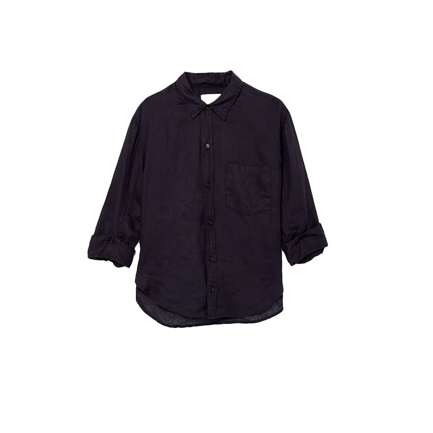 Kayla Shrunken Shirt in Black