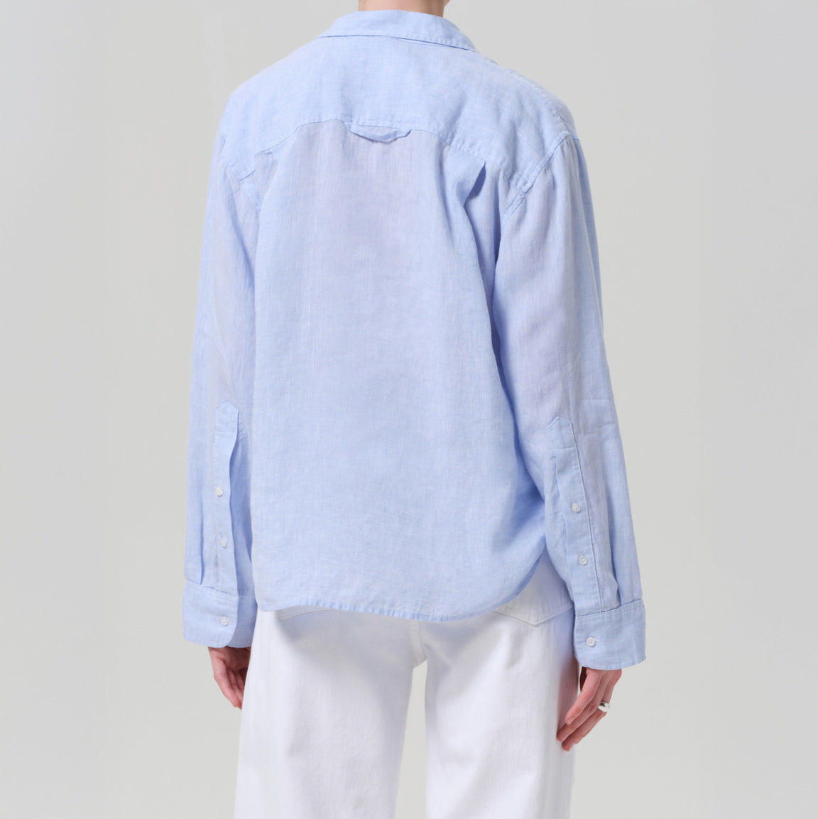 Kayla Shrunken Blouse in Glint