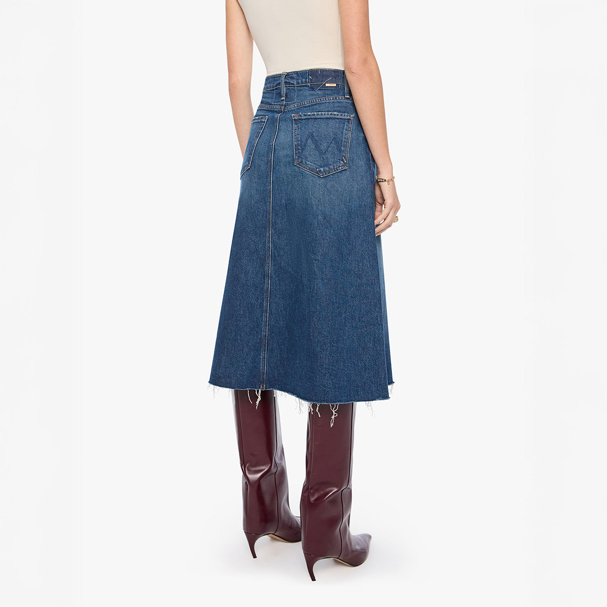 Circle Midi Fray in Buckaroo