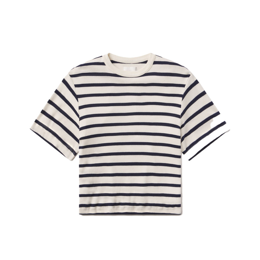 Goldie Tee in Azure Stripe