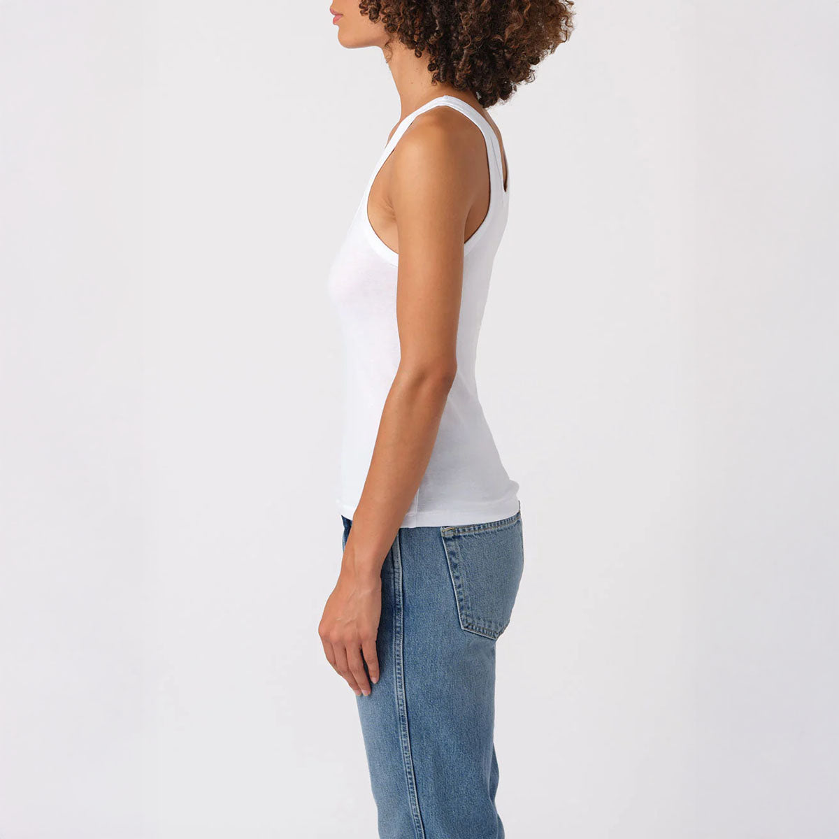Layering Tank in White
