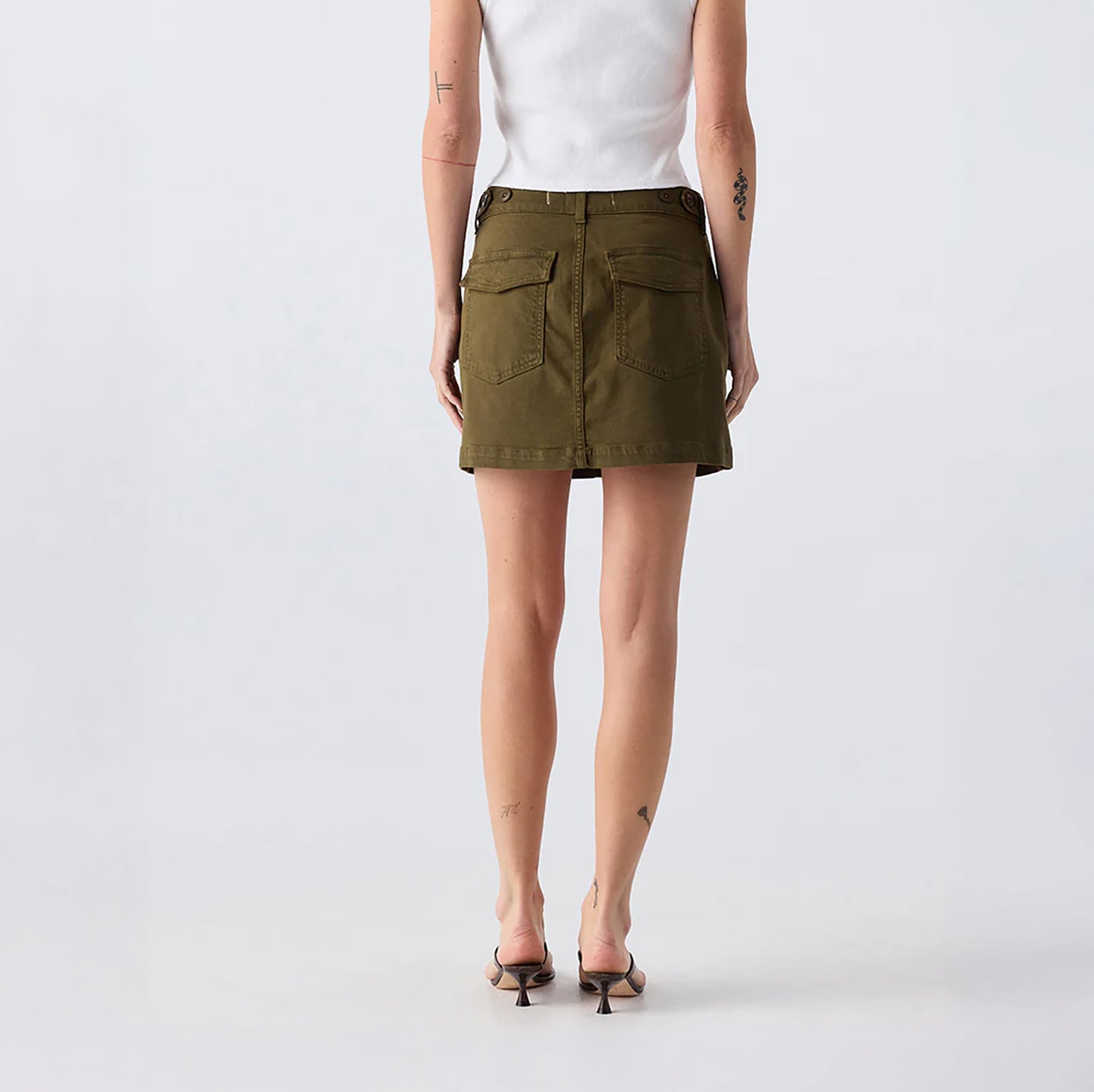Easy Slouch Skirt in Reseda